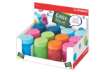 Immagine di Espositore 12 temperamatite Stabilo Easy con serbatoio XXL - colori assortiti - 4500/12-1