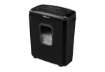 Immagine di Distruggidocumenti Fellowes a miniframmento da 4x12 mm - 6 ff - ciclo continuo 5 min - 13 L - 463110