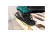Immagine di Scarpe antinfortunistiche Goodyear in tomaia KPU e mesh GY BLACKBAT S1P nero-verde TG.45 - 729645