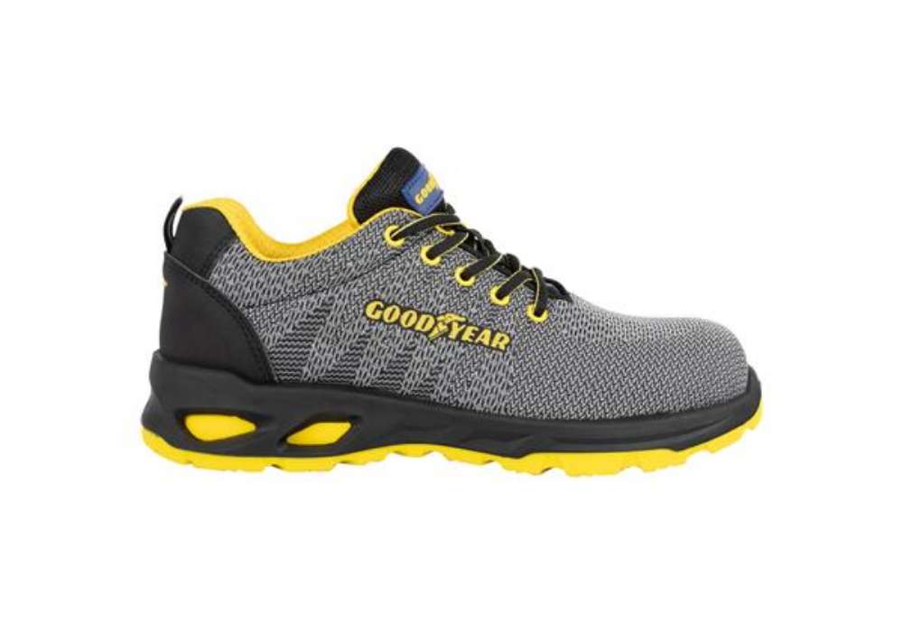 Immagine di Scarpe antinfortunistiche Goodyear in tessuto knit GY SUPERLIGHT SP1 grigio TG.41 - 723741
