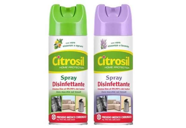 Immagine di Spray disinfettante - virucida - lavanda e agrumi - 300 ml - Citrosil