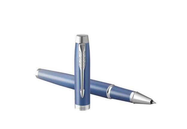 Immagine di Roller IM Monochrome Rituals Blue - punta F - blu - Parker