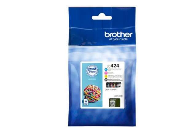 Immagine di Brother - Kit Cartucce - Nero/ Ciano/Magenta/Giallo - LC424VAL  - 750 pag