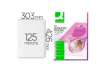 Immagine di Pouches per plastificatrici Q-Connect 2x125 µm finitura lucida A3 Conf. 100 pezzi - KF04124