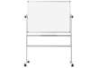 Immagine di Lavagne cancellabili Bi-office Revolver - magnetica doppia girevole bianca - 120x90 cm bianco - QR02
