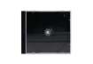 Immagine di Porta CD/DVD Q-Connect Jewel case standard sp. 10 mm nero/trasparente conf. 10 pezzi - KF02209