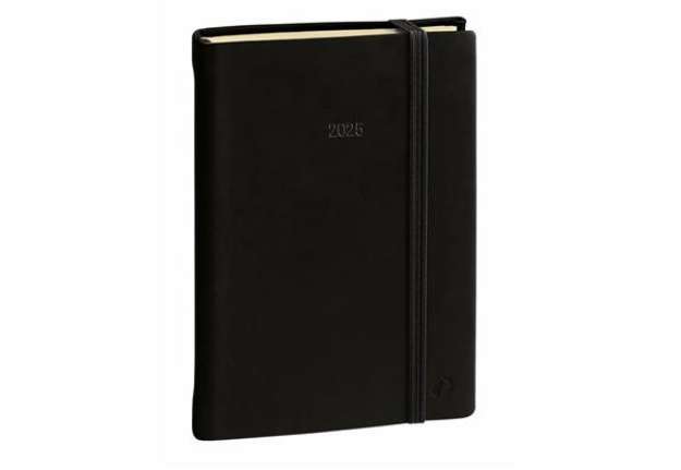 Immagine di Agenda giornaliera 2026 Quo Vadis Daily 21 Prestige Silk 13x21 cm nero - 37501226MQ