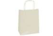 Immagine di Shopper Twisted - maniglie cordino - 36 x 12 x 41 cm - carta kraft - avorio - Mainetti Bags - conf.