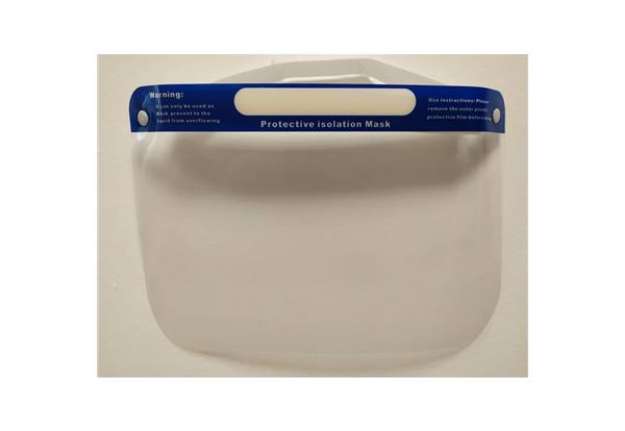 Immagine di Visiera di protezione individuale in PET trasparente - lavabile e riutilizzabile 32x22 cm - 470422