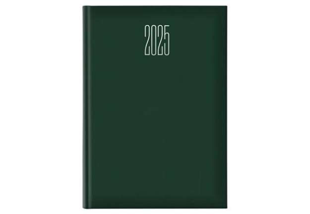 Immagine di Agenda 2026 Giornaliera A4 S/D separati Gommato verde 26-065100404C