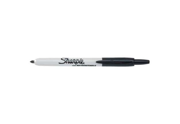 Immagine di Marcatore permanente Sharpie RT a scatto F a punta conica 1 mm nero S0810840