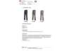Immagine di Pantalone da lavoro Meek U-Power grigio acciaio - 6 tasche - Taglia L HY179GI MEEK L