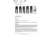 Immagine di Pantalone da lavoro U-Power ATOM Black Carbon - taglia M PE145BC-M