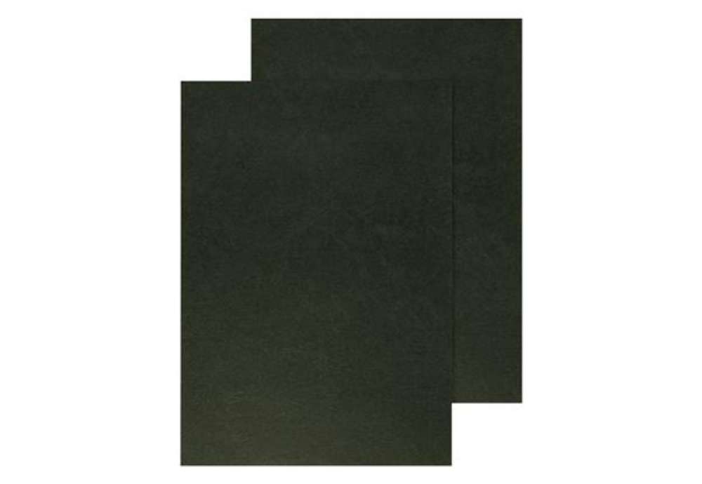 Immagine di Copertina per rilegatura Q-Connect A4 250 g/mq nero goffrato conf. 100 pezzi - KF00501