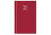 Immagine di Agenda giornaliera 2027 s/d abbinati copertina gommata 11x16,5 cm rosso rubino - 27-205FT-C21