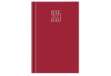 Immagine di Agenda giornaliera 2027 s/d abbinati copertina gommata 11x16,5 cm rosso rubino - 27-205FT-C21