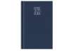 Immagine di Agenda giornaliera 2027 s/d abbinati copertina gommata 11x16,5 cm blu - 27-205FT-C10