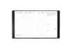 Immagine di Agenda settimanale 2027 Quo Vadis Presidente Impala 21x27 cm - riv. plastico granuloso nero 01611127