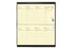 Immagine di Agenda settimanale 2027 Quo Vadis Planital - Impala 8,8x17 cm nero 42208827MQ