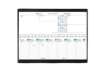 Immagine di Agenda Planning settimanale 2027 Quo Vadis Agendascop 30x10 cm - Impala nero 02002627MQ
