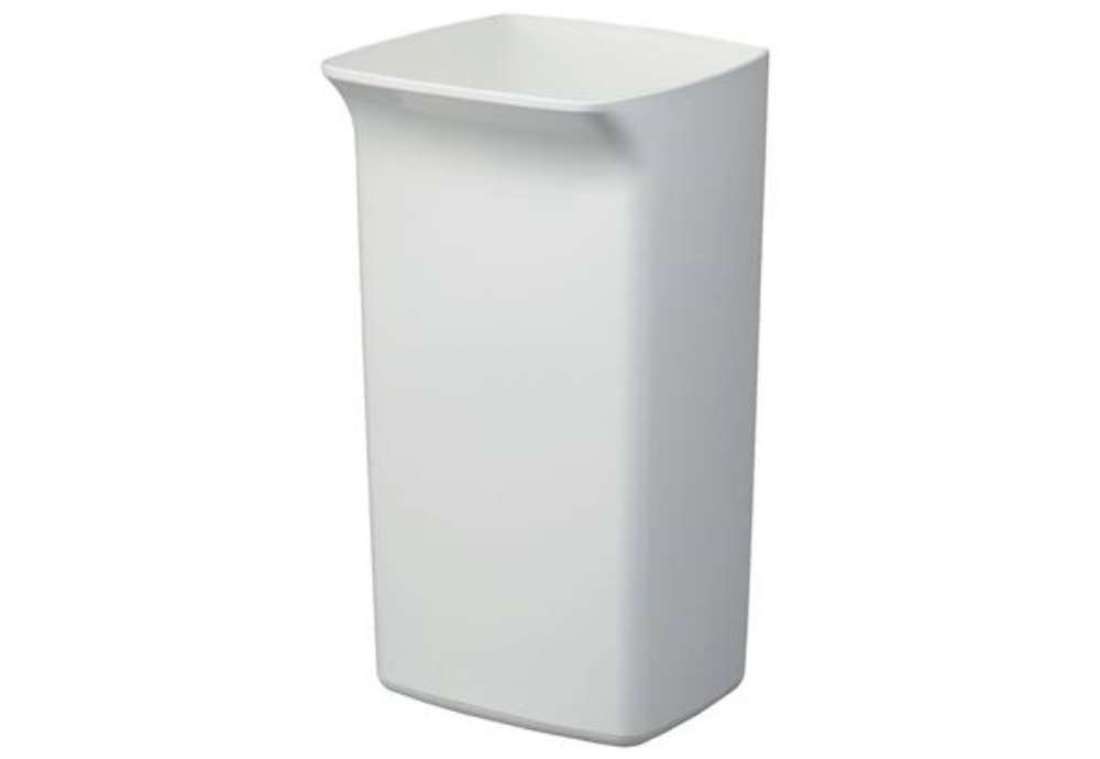 Immagine di Contenitore portarifiuti DURABLE DURABIN SQUARE 40 polietilene bianco 1800798010