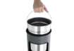 Immagine di Posacenere Durable a colonna acciaio con sabbia e cestino base tonda H 62 x Ø 26 cm nero - 333001