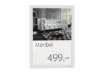 Immagine di Cornici con pannello magnetico DURABLE DURAFRAME® A4 PPL bianco 236x323mm conf. 2 - 487202