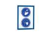 Immagine di Cornice espositiva Durable Duraframe® A4 236x323 blu conf. 10 pz - 4882-07