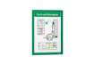 Immagine di Cornice espositiva Durable Duraframe® A4 236x323 mm verde conf. 10 pz - 4882-05
