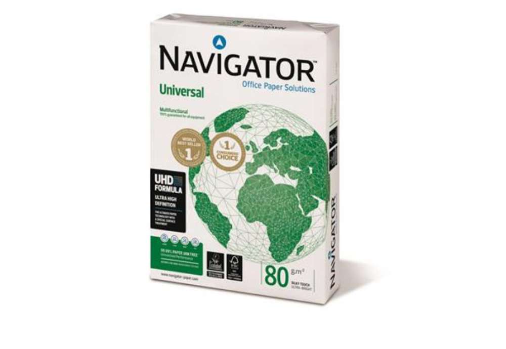 Immagine di Carta per fotocopie A3 Navigator Universal 80 g/m² Risma da 500 fogli NUN0800626