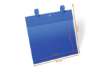 Immagine di Tasche per identificazione Durable con fascette di aggancio blu f.to esterno mm 311x442- inserto A4